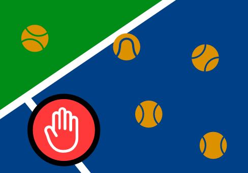 ZAKAZ GRY PIŁKAMI UBRUDZONYMI MĄCZKĄ CEGLANĄ